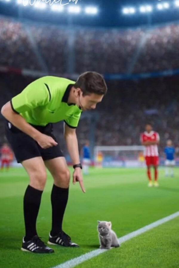 He Scored | WhiteEar Real Cat